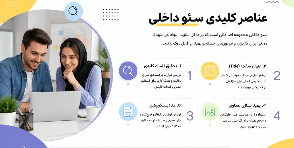 عکس برای سئو داخلی شامل چه مواردی می شود؟