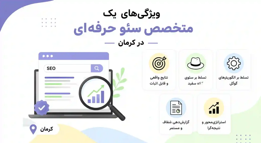 عکس داخل مقاله متخصص سئو در کرمان - گراف